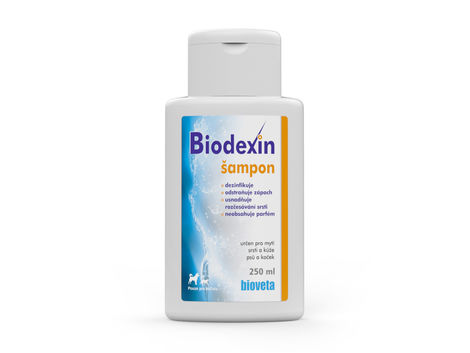 Biodexin šampon - antiseptický, čistící a desodorační účinek - Gramáž: 500 ml